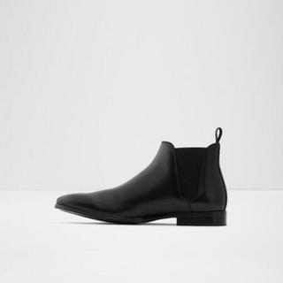 ALDO/奥尔多男鞋短靴切尔西裸靴低跟弹性休闲皮鞋12651427 Black 10