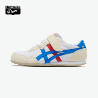 Onitsuka Tiger鬼塚虎 时尚粘扣中童鞋 SERRANO PS 1184A086-100 白色 27