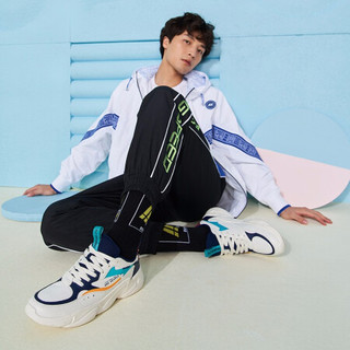 361° 361度NFO科技休闲鞋男2020年秋季新款时尚舒适耐磨缓震潮搭运动鞋  N S 羽毛白/靛青 39