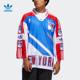 阿迪达斯官网 adidas 三叶草 BL TOP NYR 男装运动长袖球衣FM1557 如图 XS