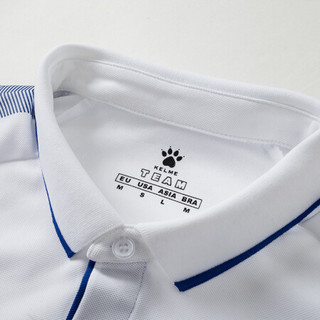 KELME卡尔美 男装运动Polo衫商务休闲保罗短袖夏季翻领T恤团体服3891066 工业蓝/浅蓝 M/170