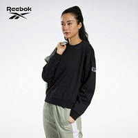 Reebok锐步 运动经典W CL UR SWT CREW女子长袖T恤套头衫 GH8190_黑色 A/M