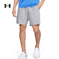 安德玛官方UA Woven Graphic男子运动短裤Under Armour1351670 灰色014 L