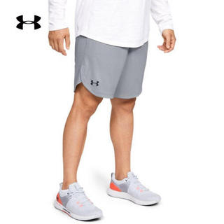 安德玛官方UA Knit Performance男子运动短裤Under Armour1351641 灰色011 XXL