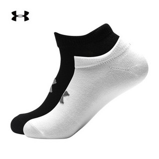 安德玛官方UA Essentials女子运动袜子—6双装Under Armour1332981 黑色002 S