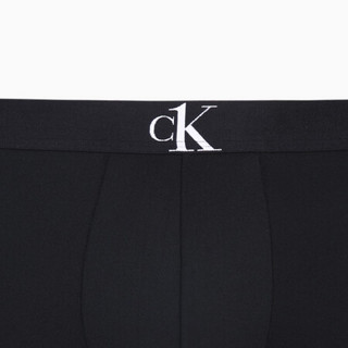 【CK ONE】CK UNDERWEAR 2020春夏款 男装红色弹力平角内裤 NB2353 001-黑色 L