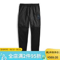 Champion冠军男裤长裤拼接运动裤休闲裤慢跑裤P4525  550198 Black L