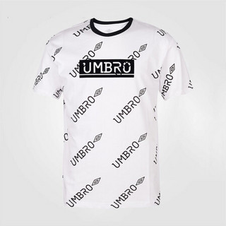 UMBRO茵宝男子2020年夏季新款字母logo时尚潮流短袖T恤 UO202AP2529-001白 XL