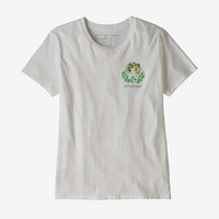 Patagonia巴塔哥尼亚女士T恤圆领舒适休闲简约短袖38540 White (WHI) L