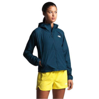 商品the north face北面女士外套连帽拉链休闲运动服nf0a4amf blue