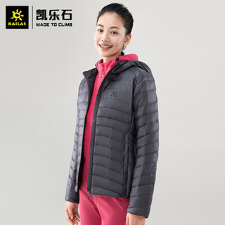 凯乐石（KAILAS)户外运动 女款轻量连帽羽绒外套 KG320167 黑色 M