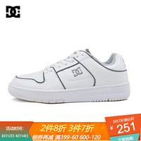 DCSHOES MANTECA LITE 19冬季新款反光滚边男女情侣滑板鞋 DM196602 白夹色-WBB0 44