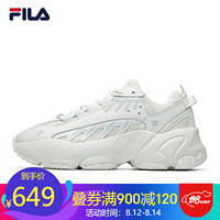 FILA 斐乐女鞋ADE老爹鞋2020夏季网面透气休闲百搭运动鞋 雪球白-WA 39