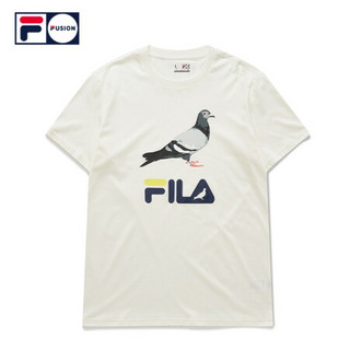 FILA FUSION x Staple斐乐男子短袖2020夏季新款简约时尚针织短T 云白-WT 175/96A/L