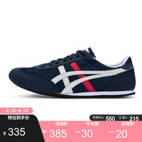 鬼塚虎 男女休闲鞋 复古轻便 慢跑鞋男 MACHU RACER DQ303-5199 海军蓝/乳白 38