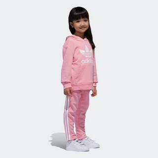 阿迪达斯官方adidas L TRF HOODIE 三叶草 女小童 运动套装 D98859 如图 104CM