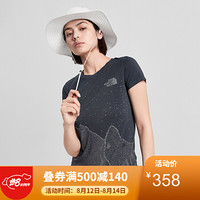 TheNorthFace北面短袖T恤速干衣女户外吸湿排汗上新|4974 H2G/蓝色 XL