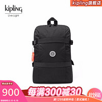 kipling男女大容量电脑背包多功能时尚书包旅行包双肩包|TAMIKO  KKBBA18   军旅黑
