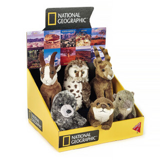 国家地理NG欧洲系列 阿尔卑斯山羊15cm 仿真动物毛绒玩具公仔亲子送女友生日礼物
