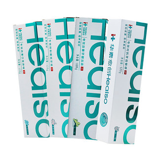 HEALSO 华素愈创 专效改善牙龈出血牙膏套装 (树莓120g+薄荷莲花120g+茉莉花茶120g+姜盐120g)