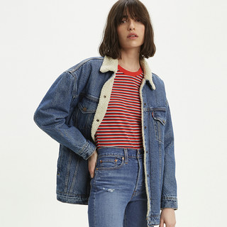 Levi's 李维斯 72867-0003 女士仿羊羔绒牛仔夹克外套 *3件