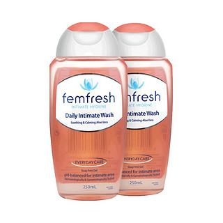 femfresh 芳芯 澳版femfresh女性私处洗护液250ml*2