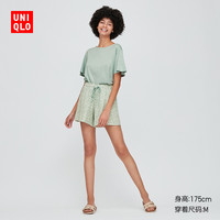 优衣库 女装 Joy of Print 休闲套装(短袖)(家居服 睡衣) 426579