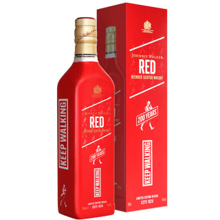 【新品】JohnnieWalker尊尼获加icon红牌红方威士忌700ml进口洋酒