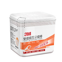 3M 双线细滑牙线棒124支