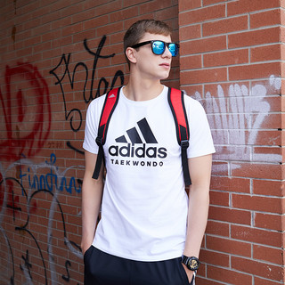 阿迪达斯 adidas官网短袖T恤男2020新款情侣款夏季潮流运动透气圆领短袖