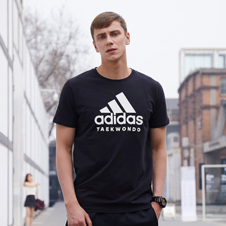 阿迪达斯 adidas官网短袖T恤男2020新款情侣款夏季潮流运动透气圆领短袖