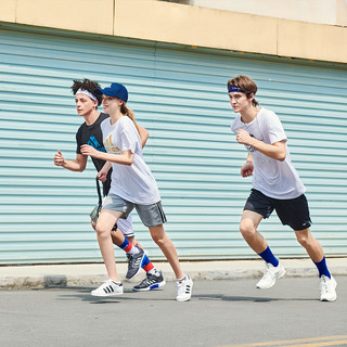 阿迪达斯 adidas官网短袖T恤男2020新款情侣款夏季潮流运动透气圆领短袖