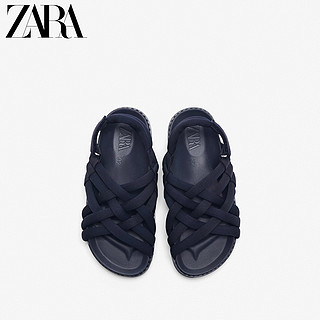 ZARA 【打折】 童鞋女童  管状细带软底魔术贴凉鞋12636530009