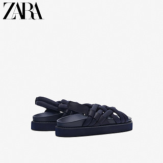 ZARA 【打折】 童鞋女童  管状细带软底魔术贴凉鞋12636530009