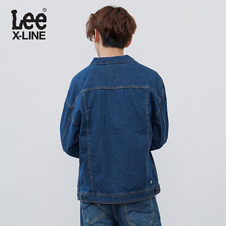 Lee男装 春夏新品X-line牛仔蓝色长袖夹克L318823HH8MJ