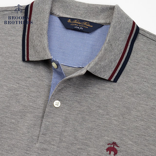 Brooks Brothers/布克兄弟男士修身Supima棉短袖Polo衫