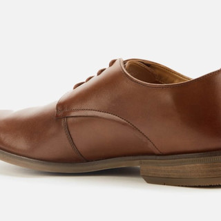 Clarks Stanford Walk 男款真皮德比鞋 Tan US8