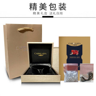 卡薇亚 天然紫水晶手链男女情侣款生日礼物转运珠手串配证书 15mm 左右低调男神款 6A级