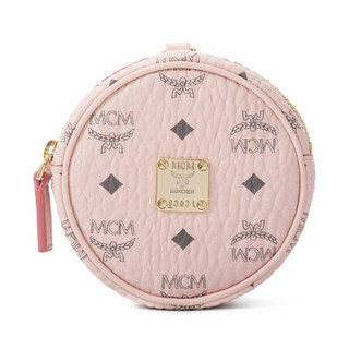 MCM 女士时尚粉色Visetos系列 铃鼓包Airpod保护套 MXZASVI03QH001
