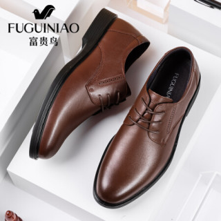 富贵鸟fuguiniao男鞋休闲商务皮鞋男夏季舒适百搭软底正装鞋fg