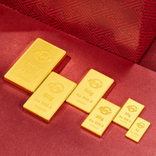 菜百首饰 足金au9999黄金金条 鼠年投资金条 5克生肖鼠年投资金条
