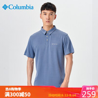 哥伦比亚（Columbia）T恤 男士户外休闲运动短袖POLO翻领上衣 EE0035 441（男） S