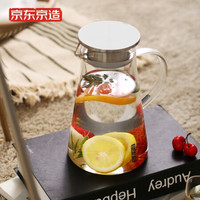 京东京造 高硼硅玻璃凉水壶 1800ml