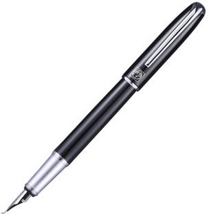 毕加索（pimio）钢笔美工弯头弯尖练字书法笔916美工笔学生用男女款可刻字墨水笔 1.0mm黑色美工明尖