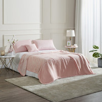 罗莱生活 LUOLAI 家纺 凉毯空调毯子夏天毛毯针织提花盖毯毛毯 夜幕星空凉毯 180*200cm 粉色 180*200cm