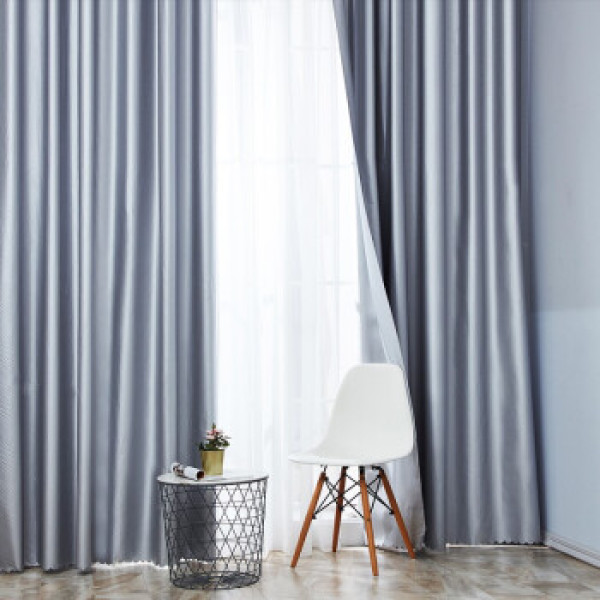 意尔嫚 窗帘全遮光加厚牛津布成品窗帘遮阳帘隔热防晒挂钩式卧室阳台