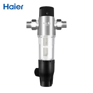 海尔（Haier）【套装】前置过滤器HSW-PF15+RO反渗透400G双出水净水器HRO4H56-3+管线机冷热型GD1910