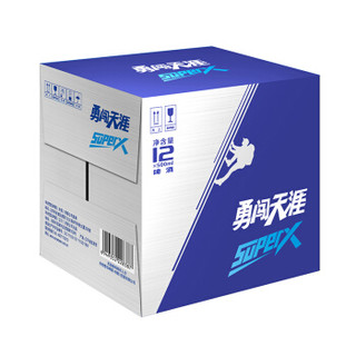  BEER/雪花 SNOWBEER 勇闯天涯系列 啤酒  500ml*12瓶 瓶装 500ml