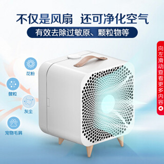 布鲁雅尔Blueair 空气净化风扇 Blue Pure Fan 空气净化器家用 去除雾霾PM2.5 除过敏原 除花粉 除宠物毛屑