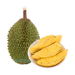 京觅 马来西亚猫山王榴莲D197（带壳） 单果1.0-1.3kg 冷冻水果